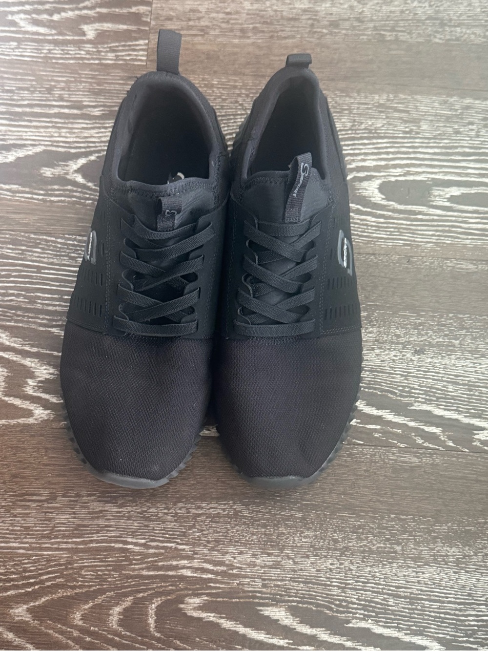 Skechers Men's All-Black Lightweight Athletic Sneakers